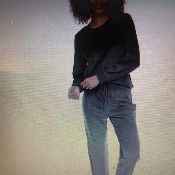 Honeydew Navy blue  XL 2 pc Fleece Set - Picture 6 of 7